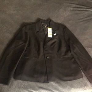 Black Lapel by Evan-Picone Black Suit Jacket